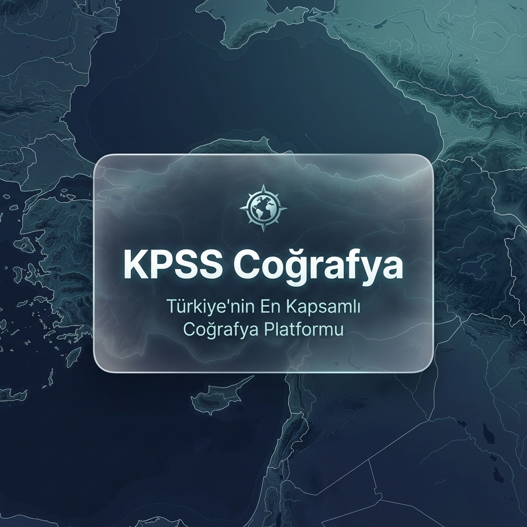 KPSS Coğrafya Eğitim Platformu